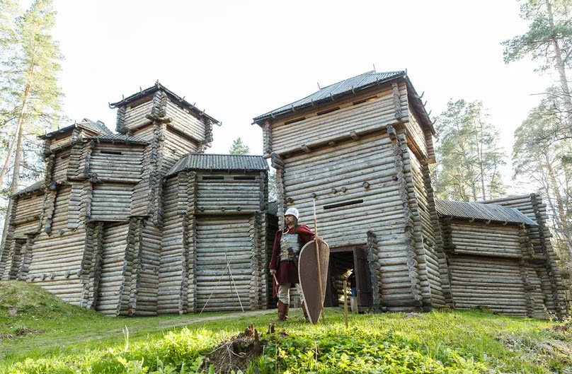 Tērvete Wooden Castle, Latvia